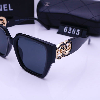 2026 Retro Metal Lettering Frame Sunglasses