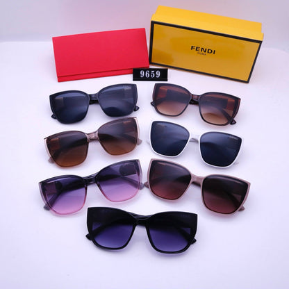 2026 Vintage Large Frame Square F Sunglasses