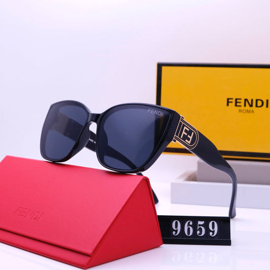 2026 Vintage Large Frame Square F Sunglasses