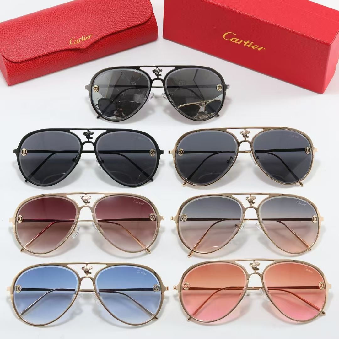 2026 7 Colors Metal Frame UV Protection Polarized Sunglasses