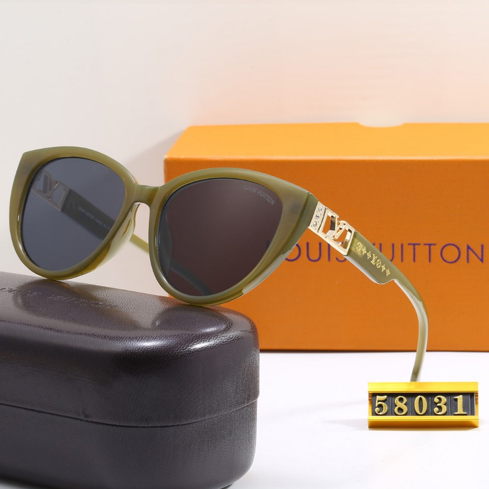 2026 Diamond Hollow Letter Frame Sunglasses