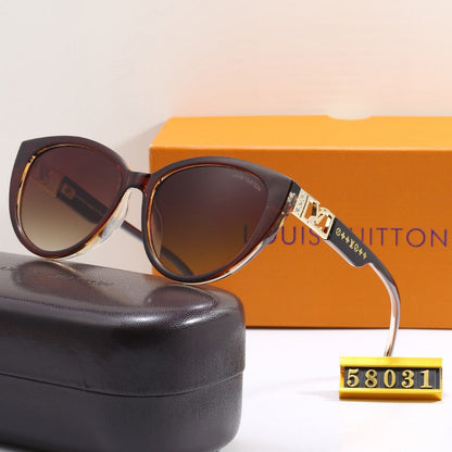 2026 Diamond Hollow Letter Frame Sunglasses