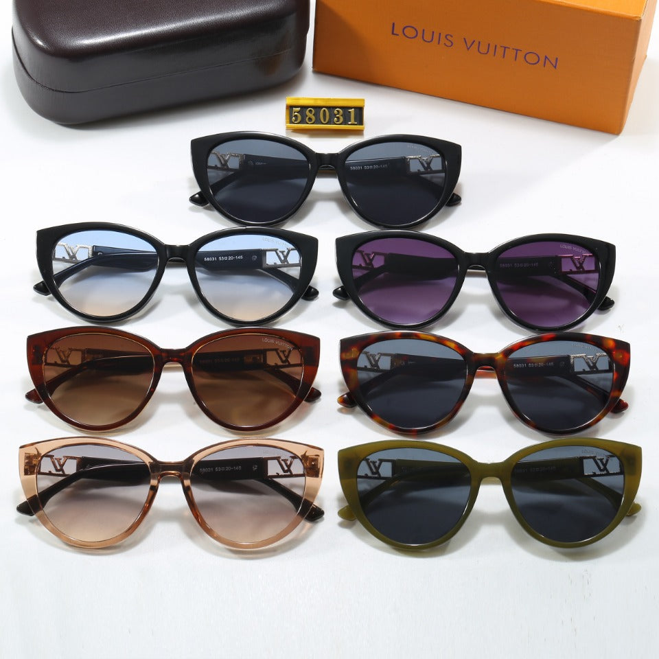 2026 Diamond Hollow Letter Frame Sunglasses