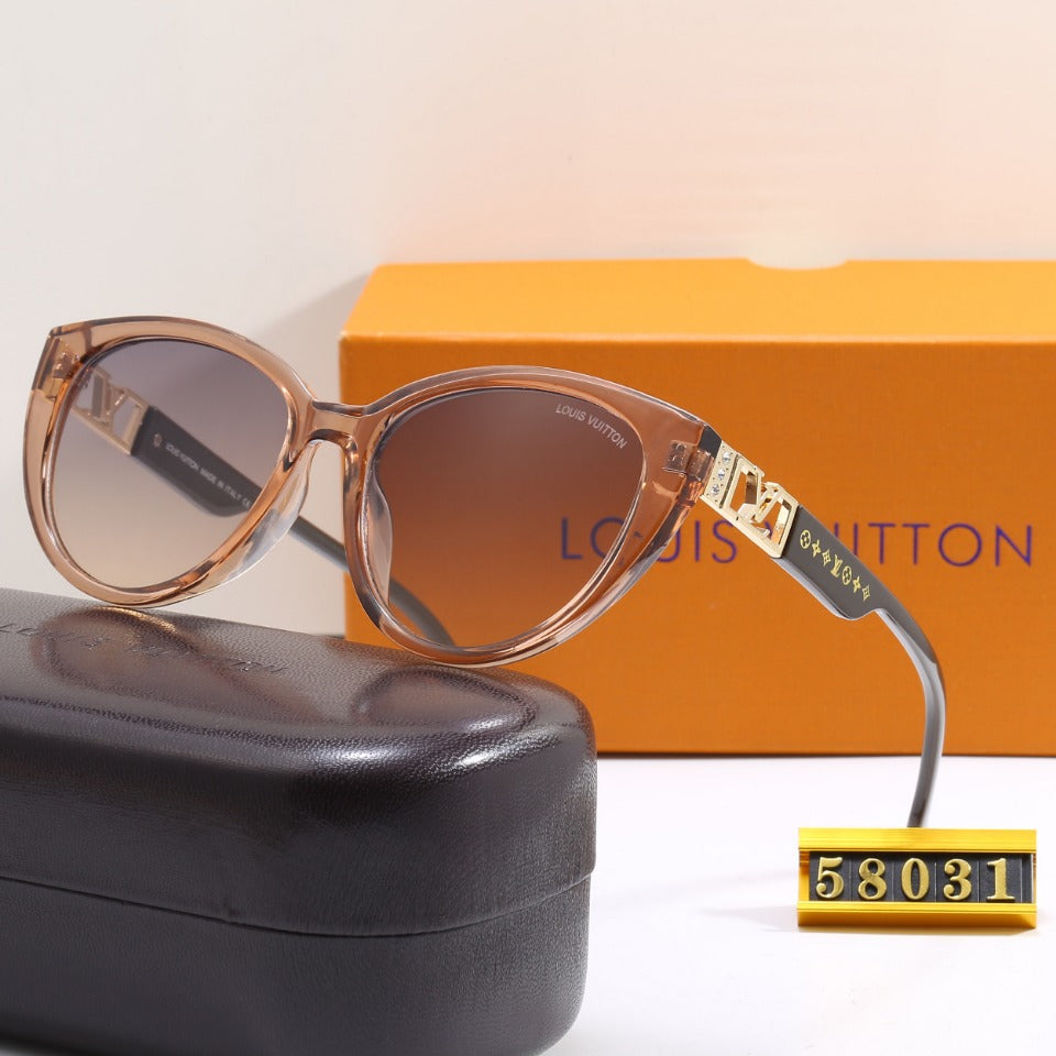 2026 Diamond Hollow Letter Frame Sunglasses