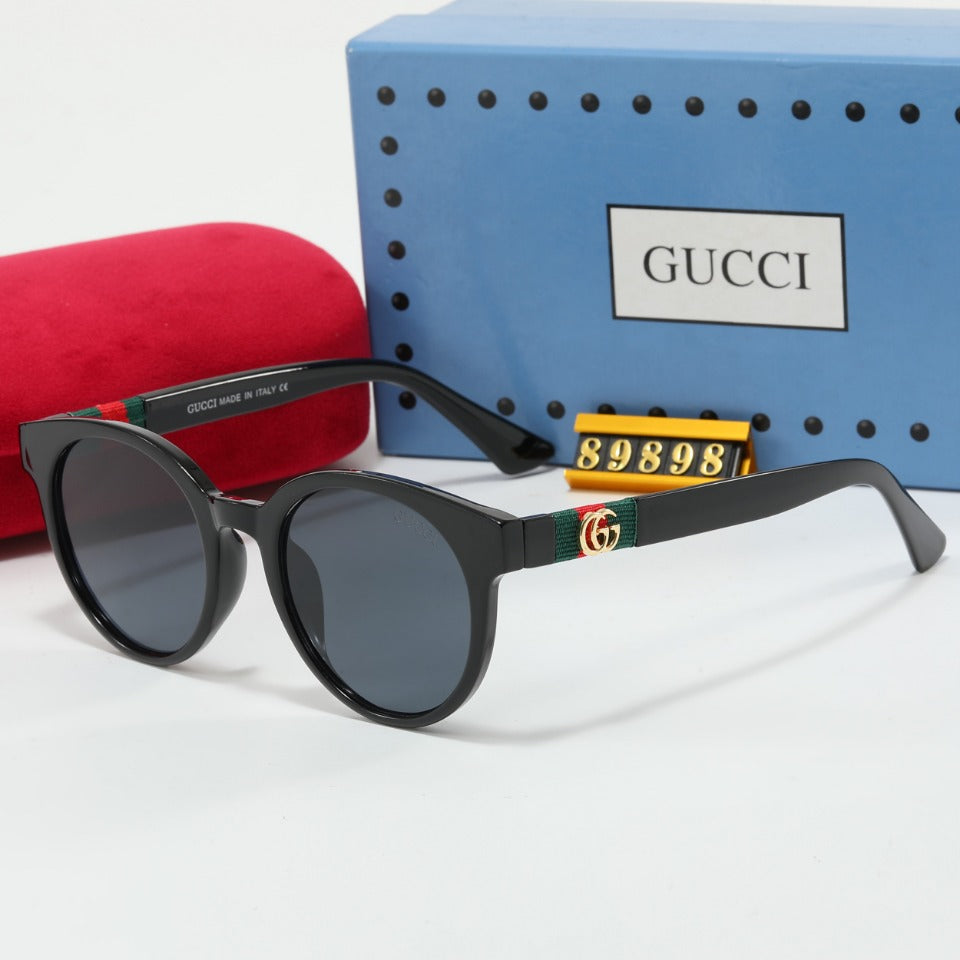 2026 Retro Oval Knitted Stripe G Sunglasses