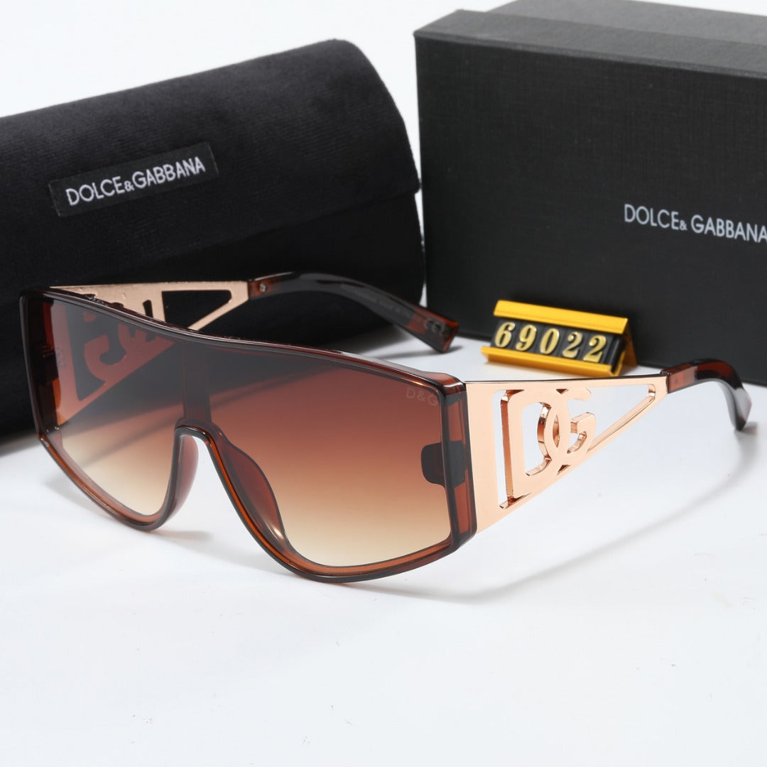 2026 Oversized Fashionable Metal Frame Sunglasses