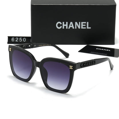 2026 Classic Woman's Diamond Letters Frame Sunglasses