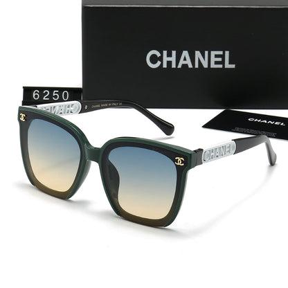 2026 Classic Woman's Diamond Letters Frame Sunglasses