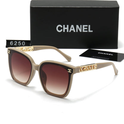 2026 Classic Woman's Diamond Letters Frame Sunglasses