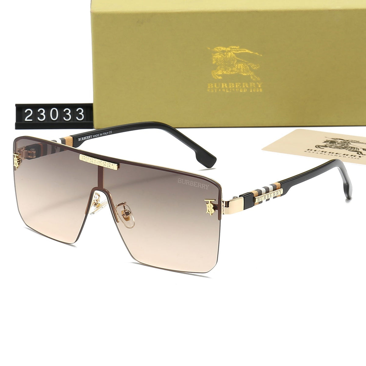2026 One-Piece Checkered HD Sunglasses