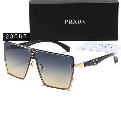 2026 One-Piece Triangle Logo HD Sunglasses