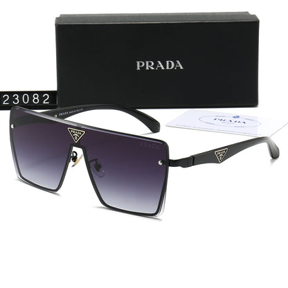 2026 One-Piece Triangle Logo HD Sunglasses