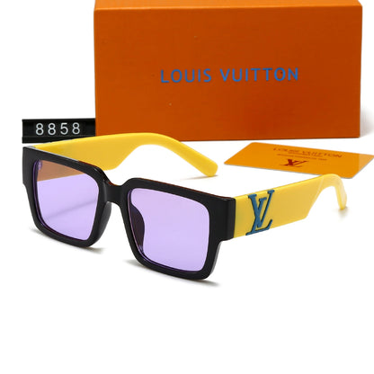 2026 New Square Gradient Millionaire Sunglasses