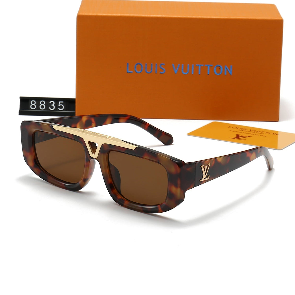 2026 Gradient Acetate Frame Metal Sunglasses