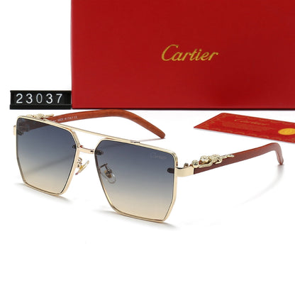 2026 Fashion Metal Leopard Frame Sunglasses