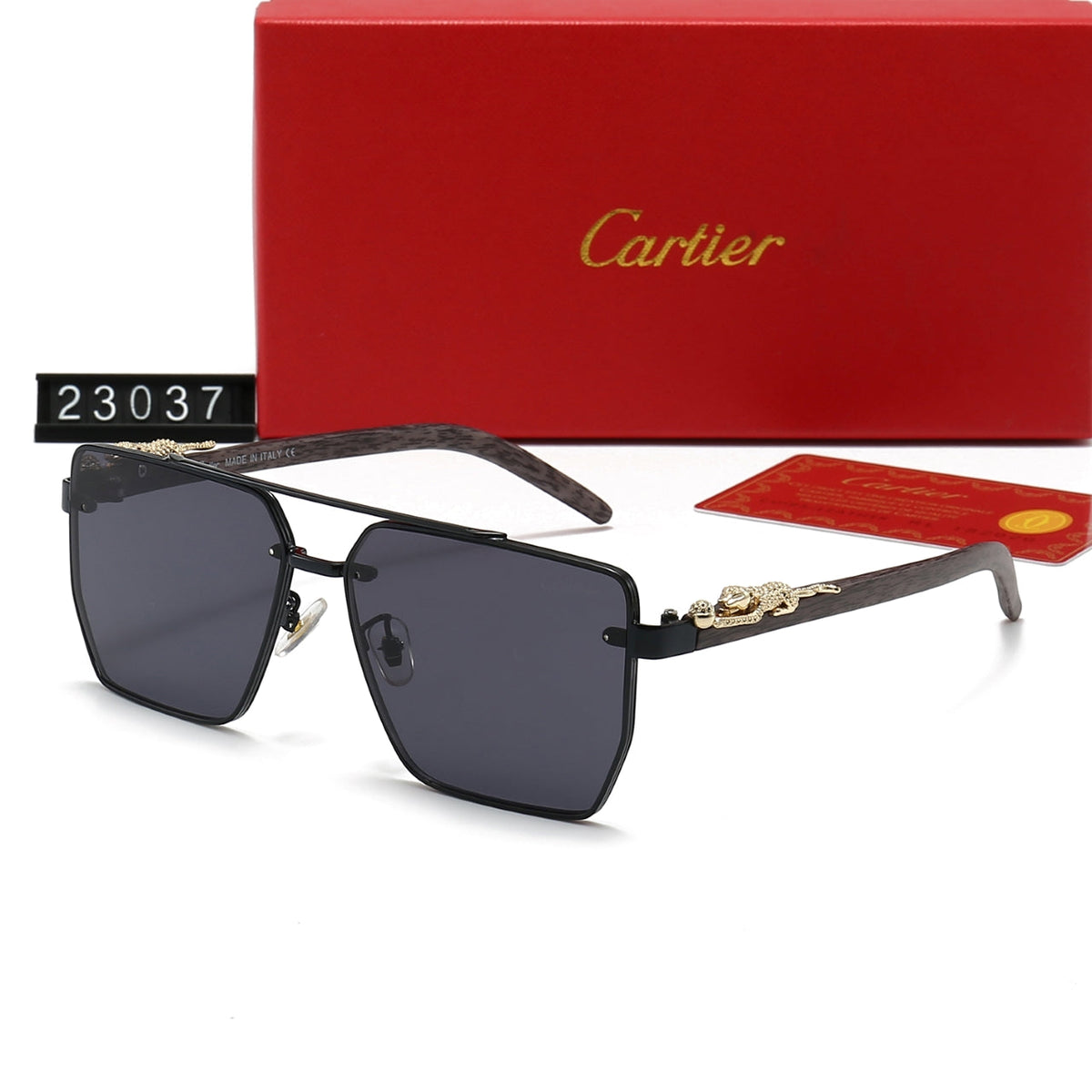 2026 Fashion Metal Leopard Frame Sunglasses