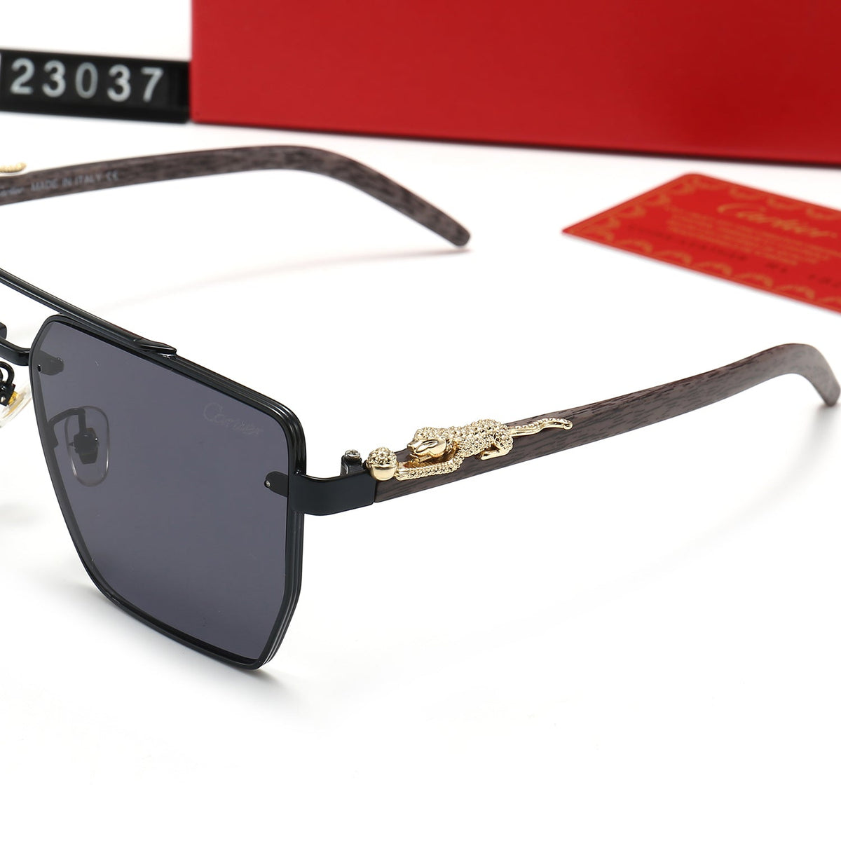 2026 Fashion Metal Leopard Frame Sunglasses