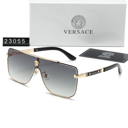 2026 Stylish Emblem One Piece Sunglasses