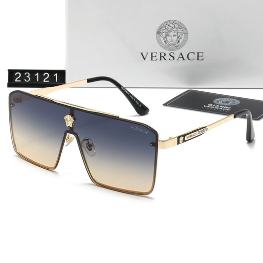 2026 Retro Metal Emblem Letter Sunglasses
