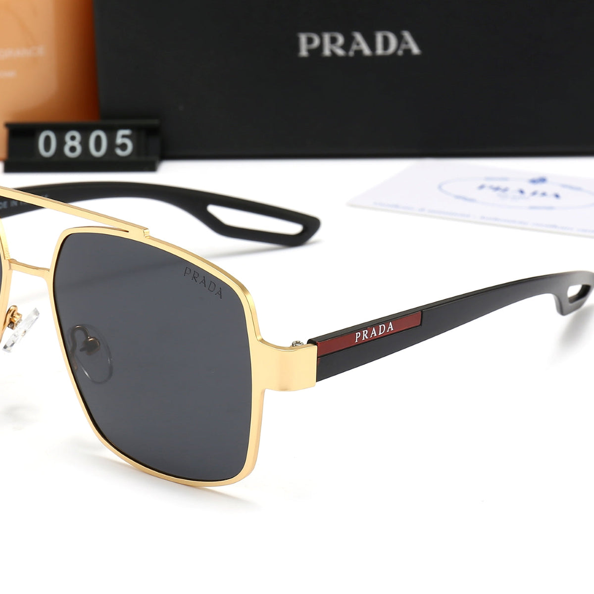 2026 Classic Double Bridge Metal Sunglasses