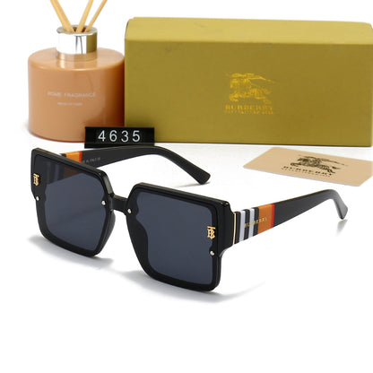 2026 Unisex Fashion Large Frame Plaid Sunglasses
