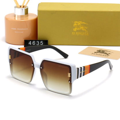 2026 Unisex Fashion Large Frame Plaid Sunglasses